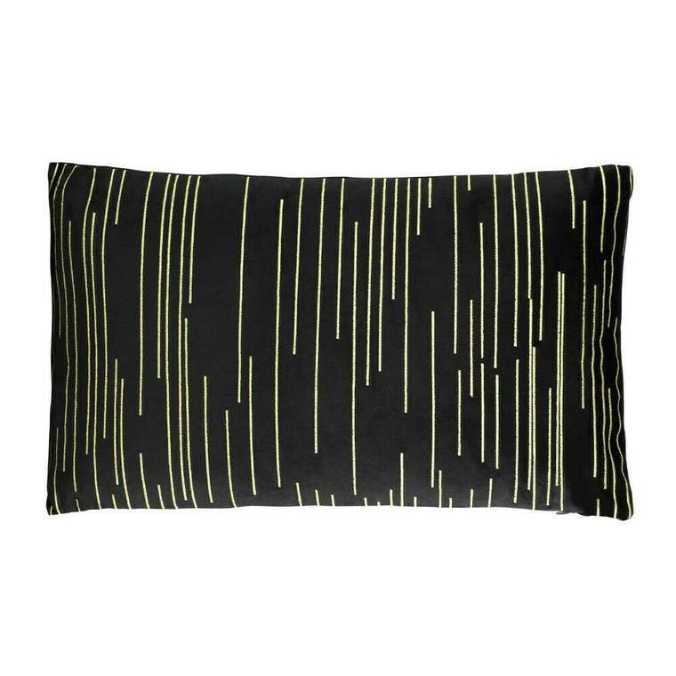 Декоративная подушка Chevery 30х50 черного цвета