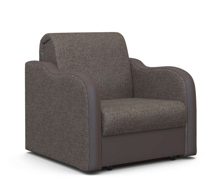 Кресло-кровать Коломбо серо-коричневого цвета
