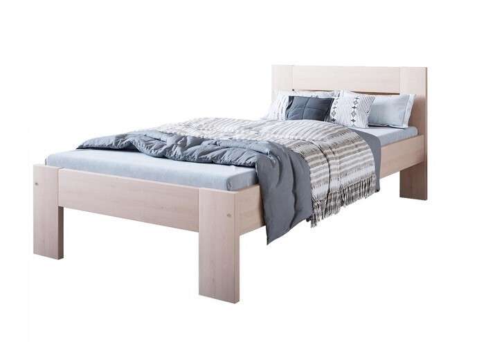 Кровать Matilda 90х200 бежевого цвета без подъемного механизма