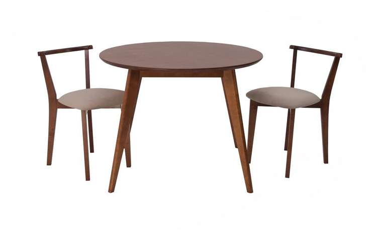 Обеденная группа Сканди D90 цвета орех