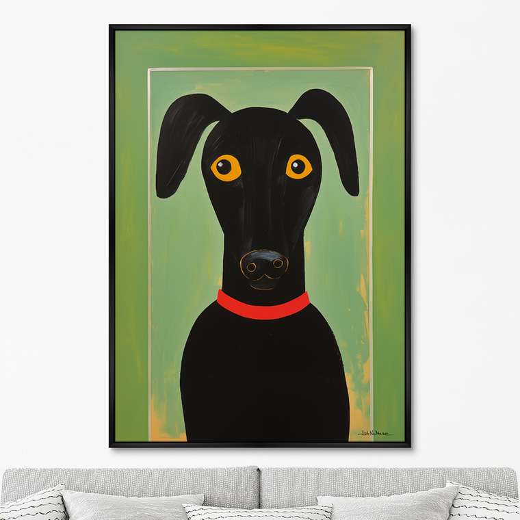 Репродукция картины Dog, No 1, 2024г.