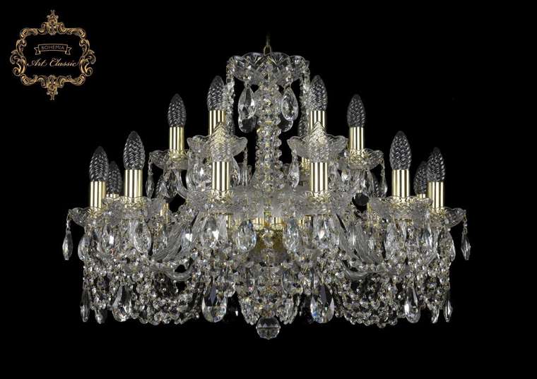 Хрустальная подвесная люстра Art Classic 45241 11.11.12+6.240.Gd.Sp подсвечник