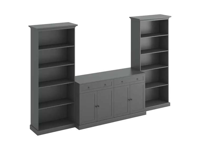Композиция для гостиной Caprio g3 серого цвета 