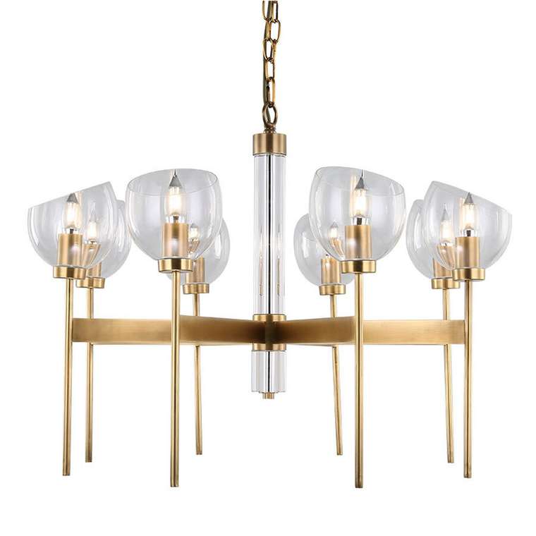 Люстра Cloyd CASSADY-B C8 / ?87 см - латунь