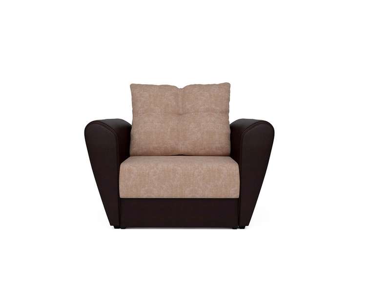 Кресло-кровать Квартет бежево-коричневого цвета