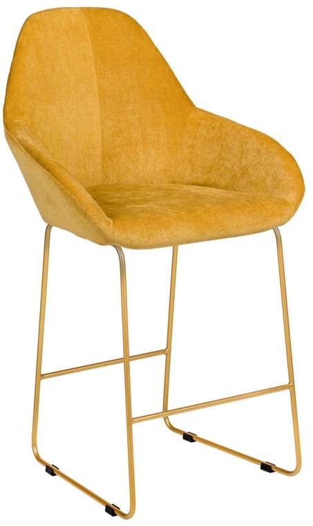 Кресло барное Kent желтого цвета