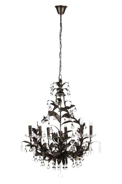Люстра 19th C. Rococo Iron & Smoke Crystal Round Vol.II 