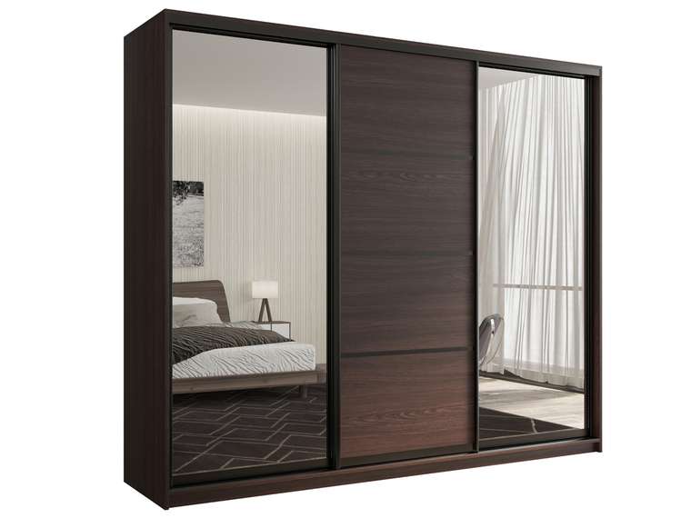 Шкаф-купе Кааппи-3 240 М цвета Венге 