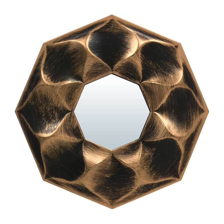 Зеркало настенное декоративное Руан бронзового цвета