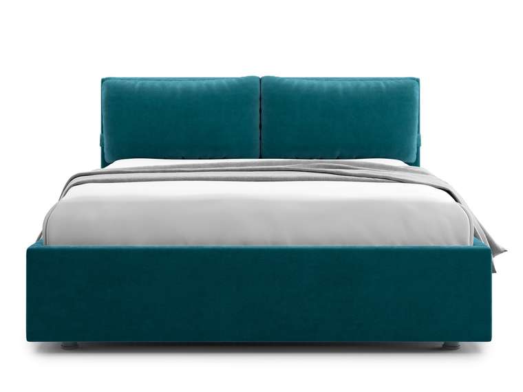 Кровать Trazimeno 180х200 сине-зеленого цвета с подъемным механизмом