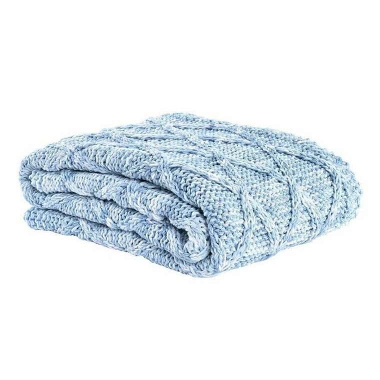 Покрывало DKD Home Decor 150 x 125 x 1 см Синий (2 штук)