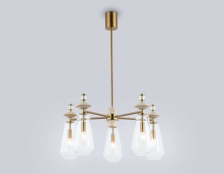 Люстра на штанге Ceramo Modern LH53305 (стекло, цвет прозрачный)