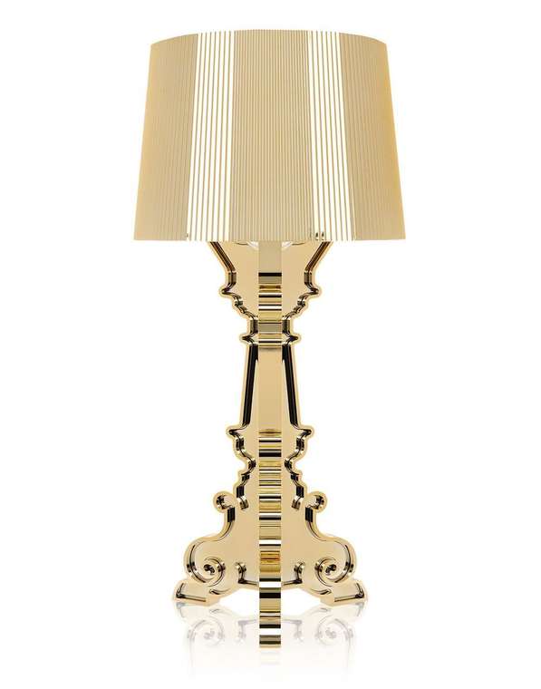 Настольная лампа Bourgie Gold золотого цвета 