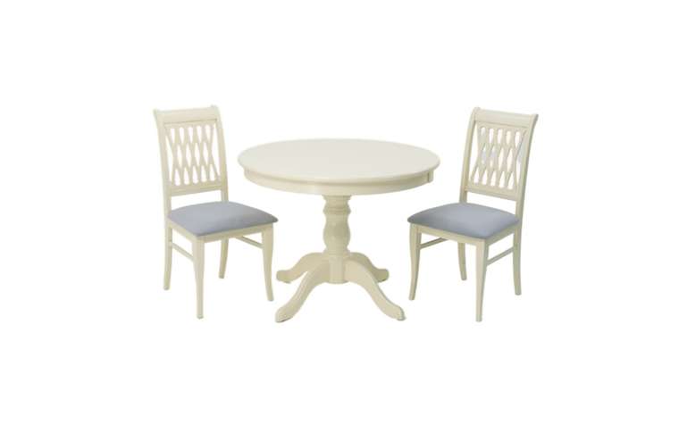 Обеденная группа Брамос D100 серо-бежевого цвета