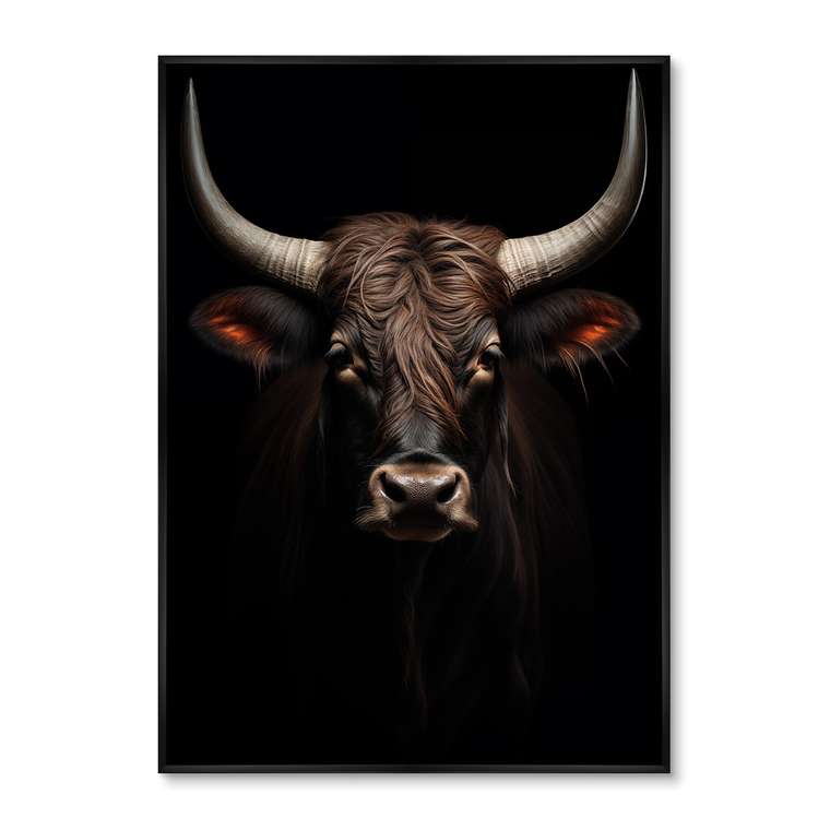 Репродукция картины Young Yaks, No 2, 2024г.