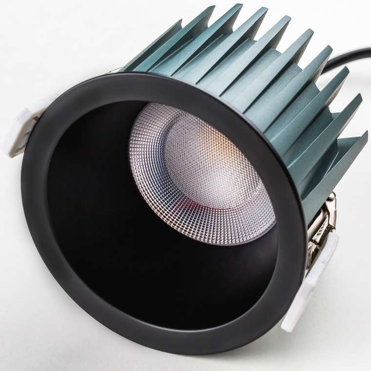 Светильник CICLONE CYL 12W LED 1868LM 60G ЧЕРНЫЙ 3000K IP44