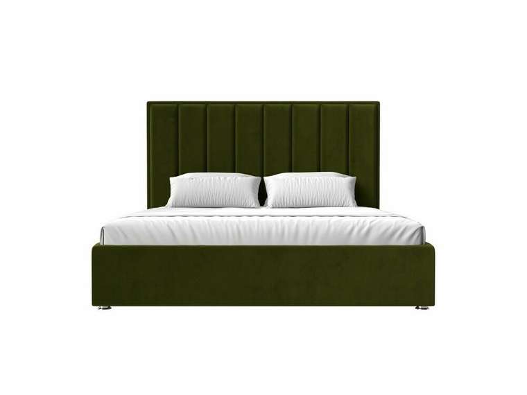 Кровать Афродита 180х200 зеленого цвета с подъемным механизмом
