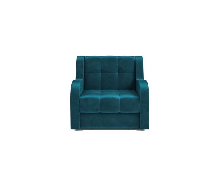 Кресло-кровать Барон сине-зеленого цвета