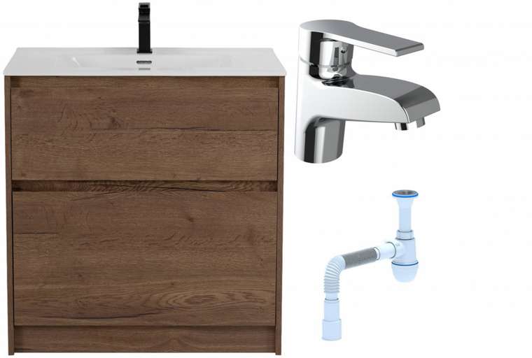 Комплект: Тумба с раковиной Kraft