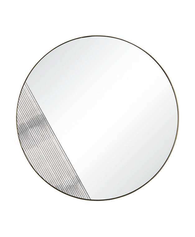 Настенное зеркало Нолан S цвета латунь