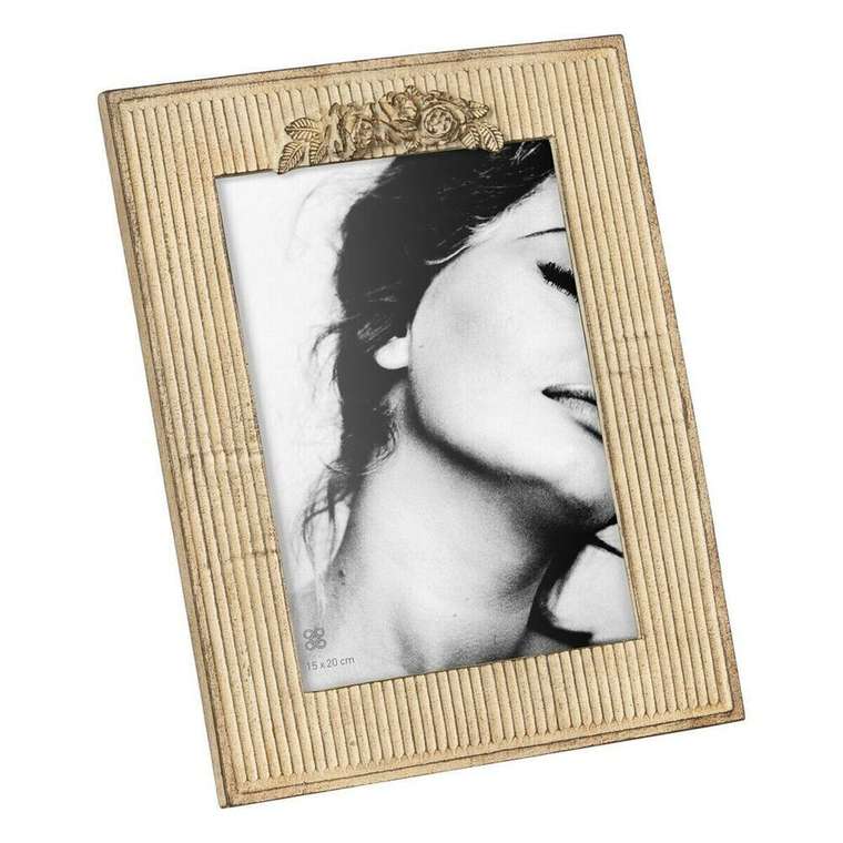 Фоторамка Бежевый полистоун 22,2 x 2,5 x 27,2 cm