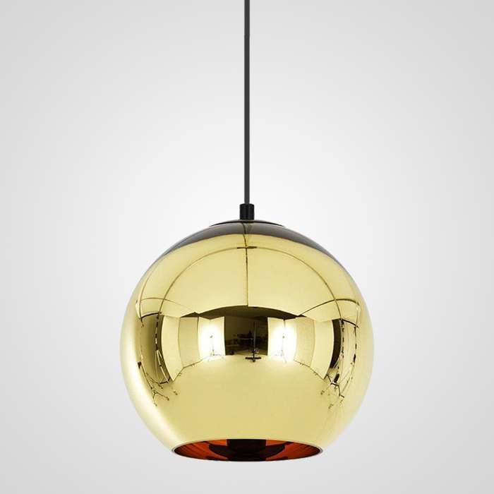 Подвесной светильник Copper Shade XS золотого цвета