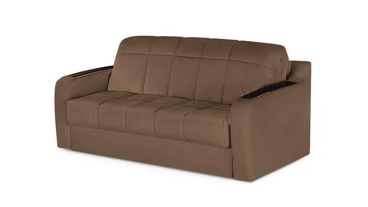 Диван-кровать Тифани S коричневого цвета 
