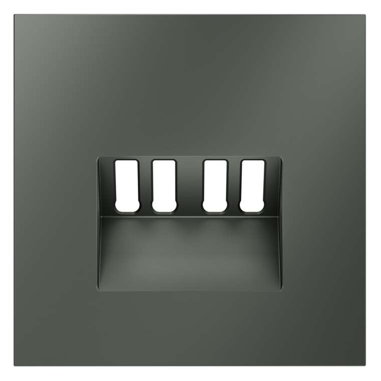 Накладка для розетки акустической 4-местной , S70 (титан)