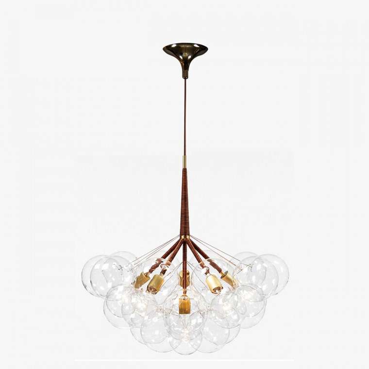 Подвесная люстра Bunch 10048/6 Brown (стекло, цвет прозрачный)