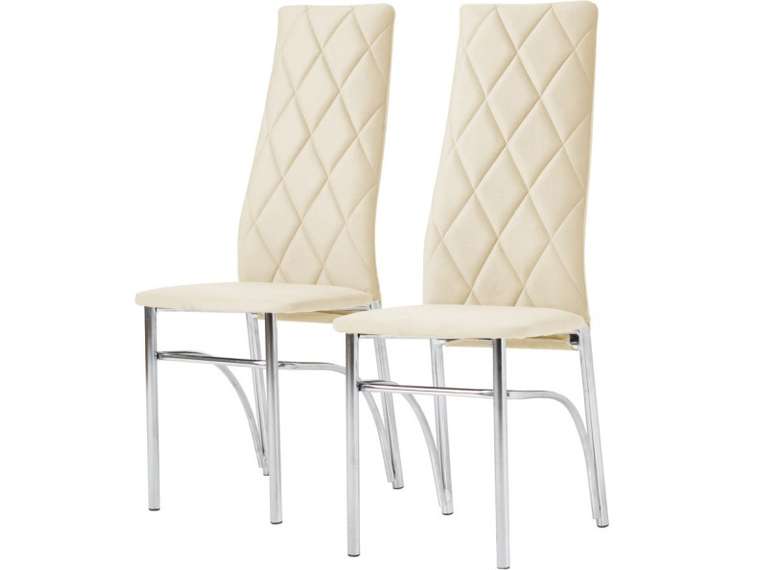 Комплект из двух стульев Малибу бежевого цвета