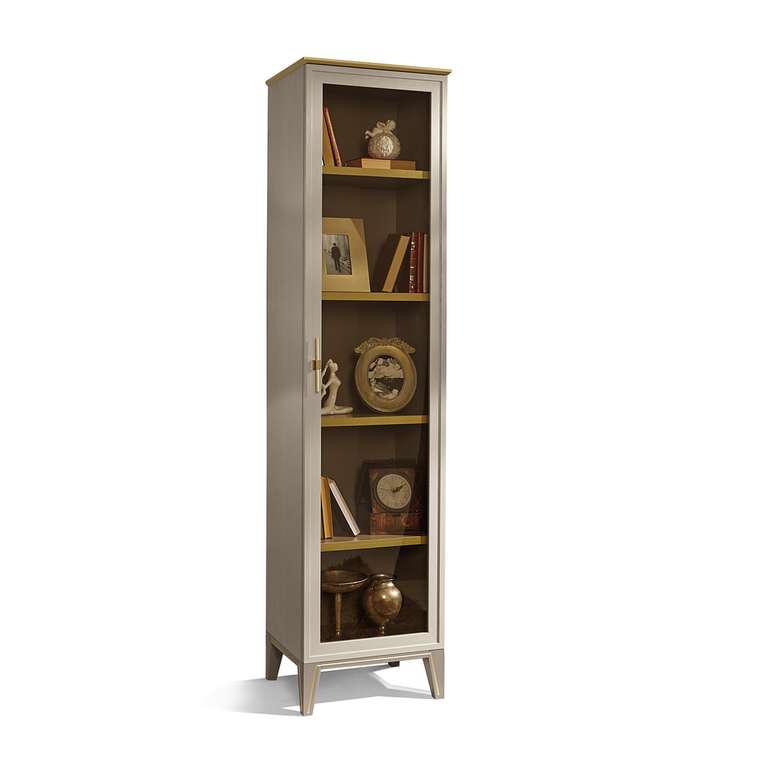 Книжный шкаф Palmari серо-коричневого цвета