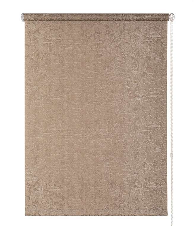 мини ролета Фрост 98х175 бежево-серый