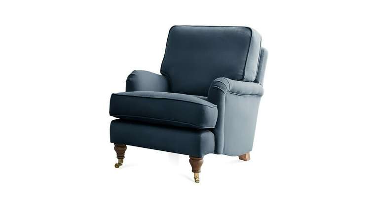 Кресло Бристоль синего цвета
