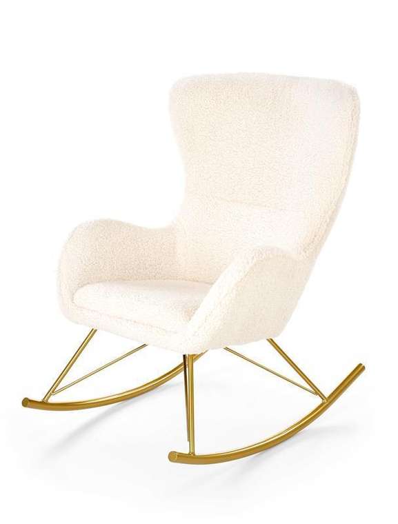 Кресло-качалка Liberto кремового цвета