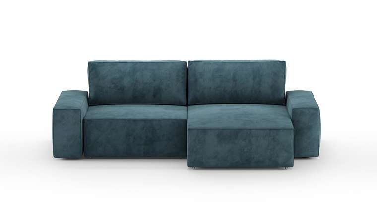 Угловой диван-кровать Модульный темно-зеленого цвета