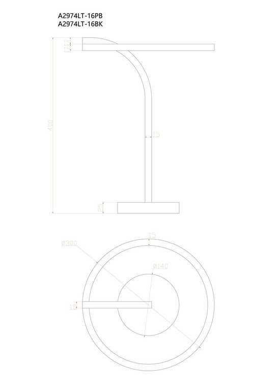 Декоративная настольная лампа Arte Lamp ENIGMA A2974LT-16PB