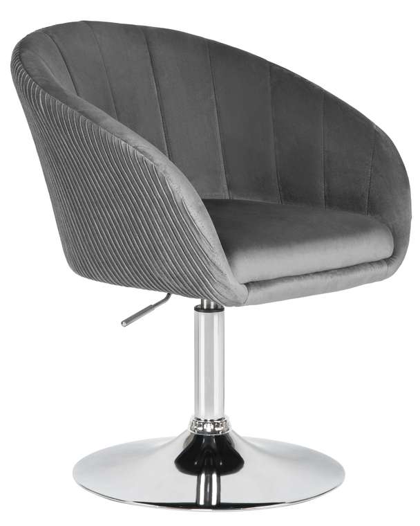 Кресло дизайнерское Edison серого цвета