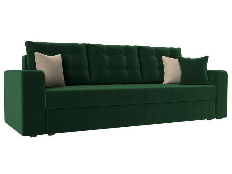 Диван-кровать Ливерпуль зеленого цвета