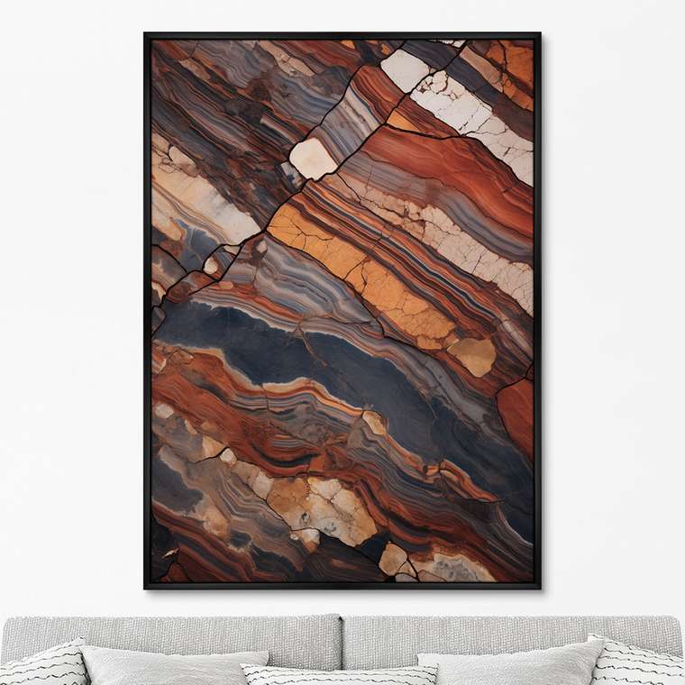 Репродукция картины Stone color palette, No 2, 2024г.