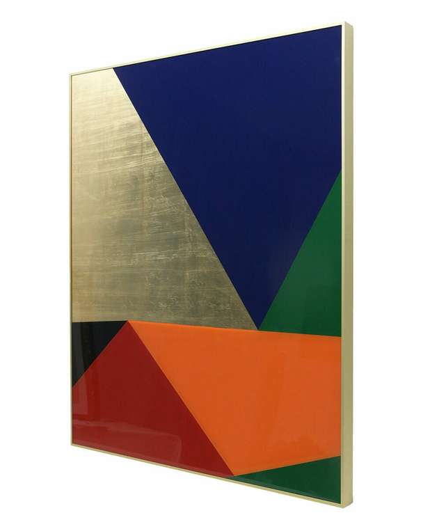 Интерьерная картина Striking Geometry в металлической раме