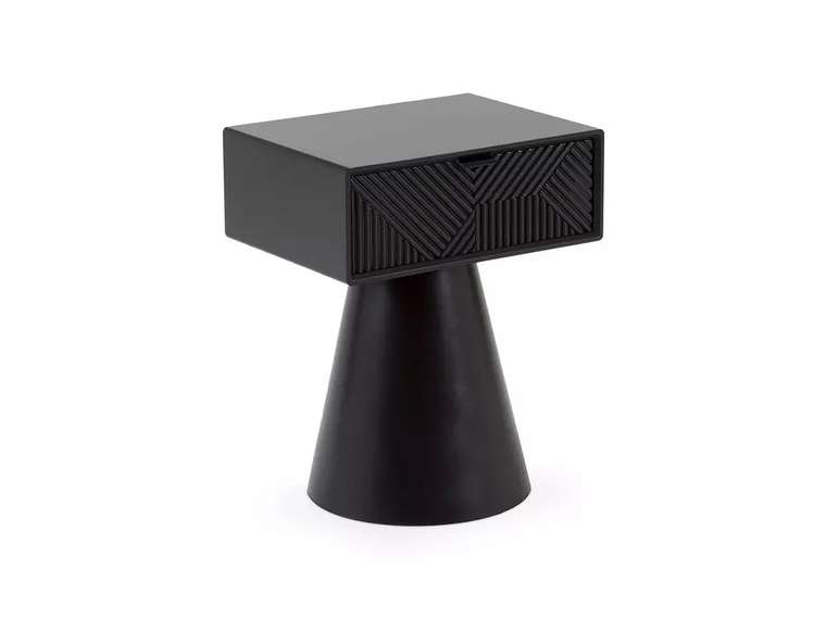 Тумба прикроватная Parex черного цвета