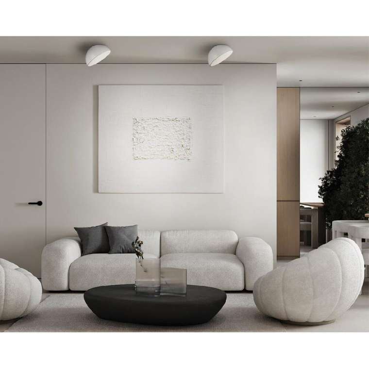 Потолочный светильник Pluto white 7657/35L (металл, цвет белый)