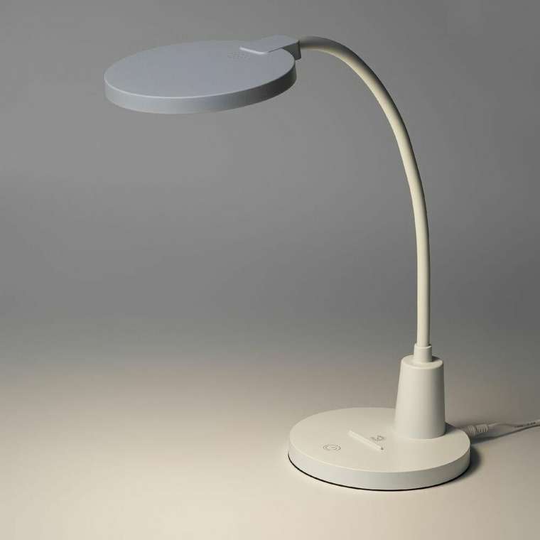 Настольная лампа NLED-501 Б0059839 (пластик, цвет белый)