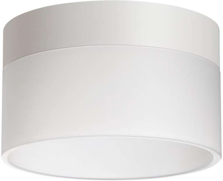 Накладной светильник светодиодный круглый 18 вт Novotech Aura 359445 белый IP20 LED 18W 220V 4000K