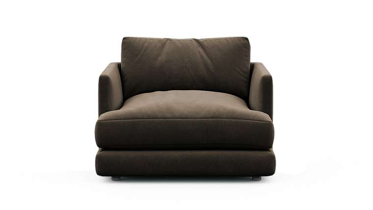 Кресло Ибица коричневого цвета