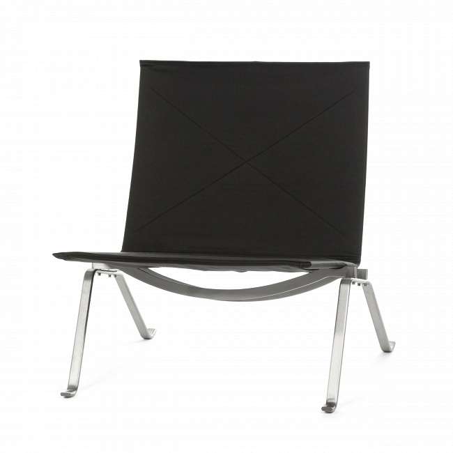Кожаное кресло PK22 чёрного цвета 