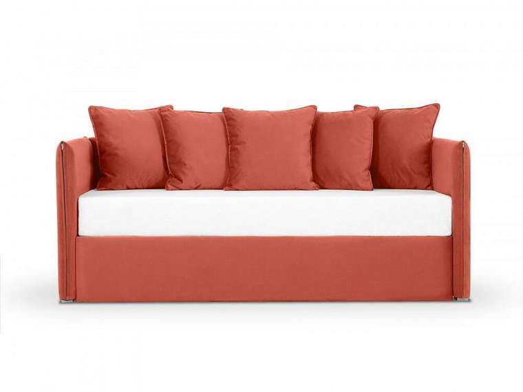 Диван-кровать Milano 90х190 кораллового цвета