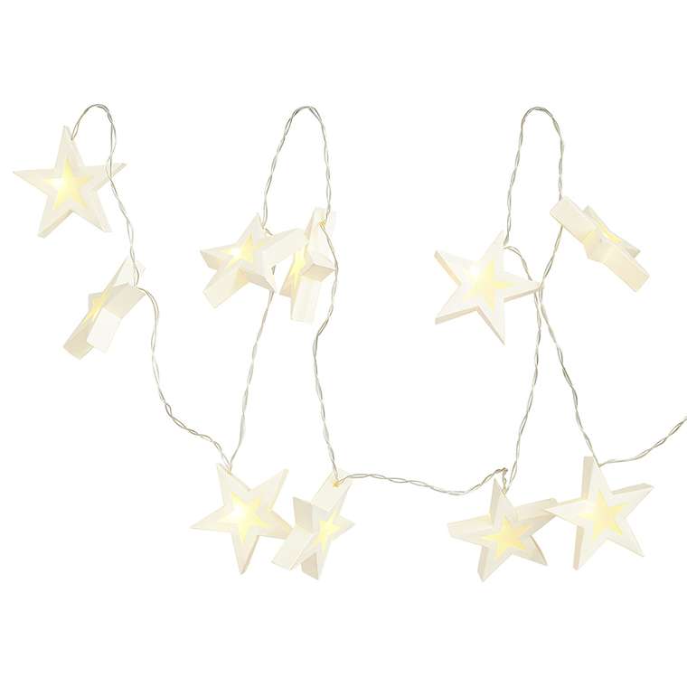 Гирлянда светодиодная Bright stars белого цвета