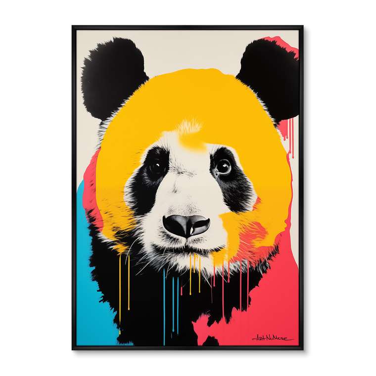 Репродукция картины Vibe collection, Panda, No 2, 2024г.