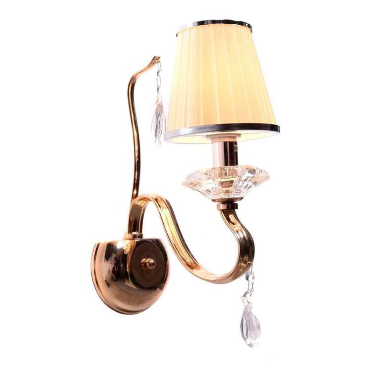 Бра Finezzia LDW 9267-1 GD (ткань, цвет кремовый)